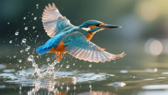 Midjourney Kingfisher Prompts: Photography and Illustration Guide