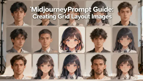 Midjourney Prompt Gids: Grid Layout Afbeeldingen Maken