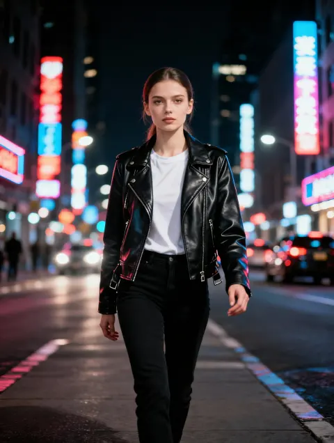 Ultra-Wide Street Fashion Shot